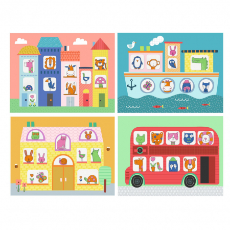 Joc creativ de desenat dupa contur, Djeco [1]