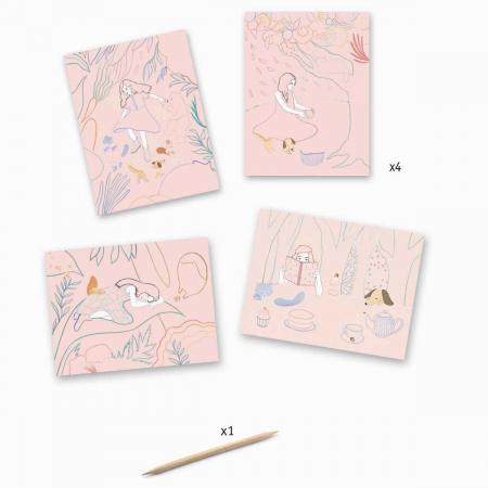 Joc creativ de razuit Picnic in natura, Djeco [1]