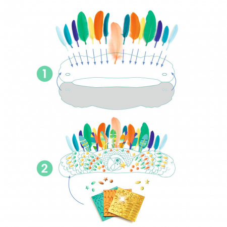 Joc creativ DIY Carnavalul Rio, Djeco [2]