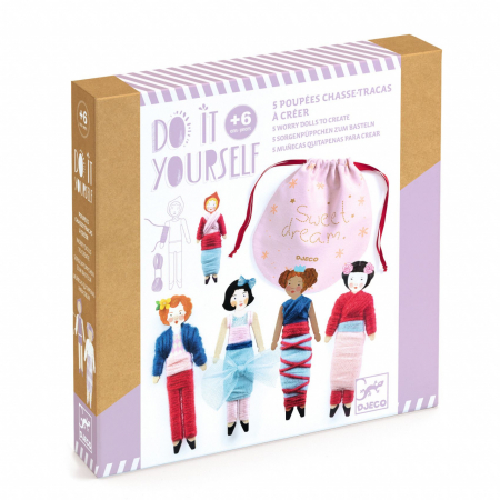 Creative - Joc creativ DIY Papusi pentru vise senine, Djeco