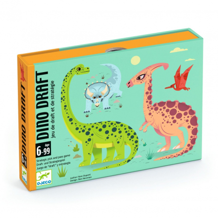 De societate - Joc de carti Dino draft, Djeco