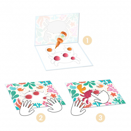 Joc de pictat pentru cei mici Frumos si simplu, Djeco [2]