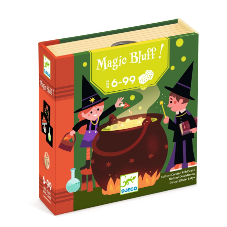Competitiv - Joc de strategie si bluf Magic Bluff, Djeco