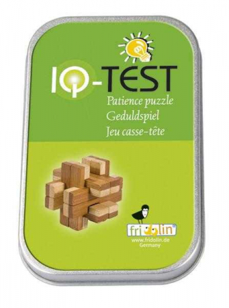 Joc logic IQ 3D Puzzle in cutie metalica Doubleblock, Fridolin [1]