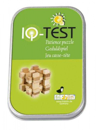 Joc logic IQ 3D Puzzle in cutie metalica Gridbox, Fridolin [1]