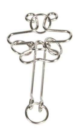 De logica - Joc logic IQ puzzle metalic 4*, Fridolin