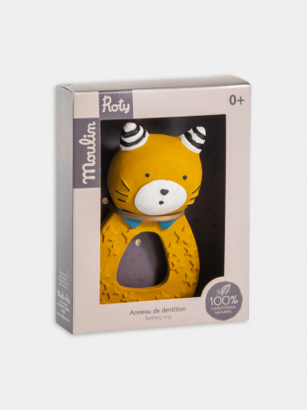 De Bebe - Jucarie gingivala Pisica Lulu, Moulin Roty