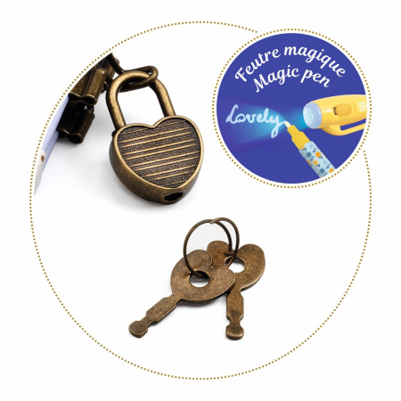 Jurnal secret cu pix magic Iepuras, Djeco [3]