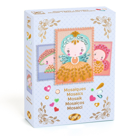 Noutati - Kit creativ cu mozaic Tinyly Stella, Minico & Mushy, Djeco