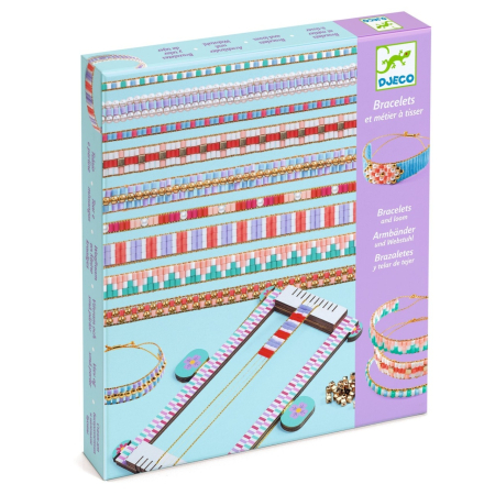 Cadouri - Kit creativ de confectionat bratari din margele, Djeco