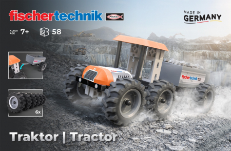 Kit STEM Tractor de asamblat si manevrat, Fischertechnik [2]
