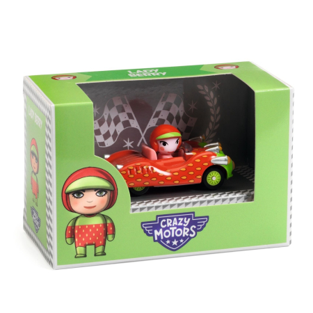 Noutati - Masina de curse Lady Berry Colectia Crazy Motors, Djeco