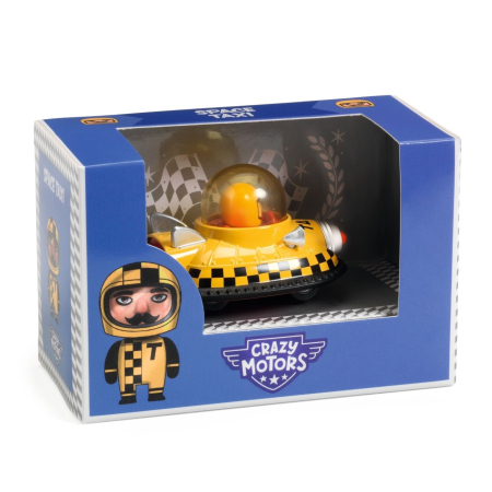 Noutati - Masina de curse Space Taxi Colectia Crazy Motors, Djeco