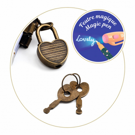 Micul jurnal secret cu pix magic Kendra, Djeco [2]