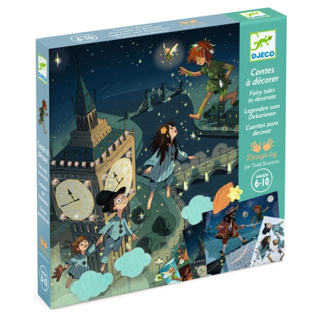 Colaj si mozaic - Peter Pan - poveste de decorat, Djeco