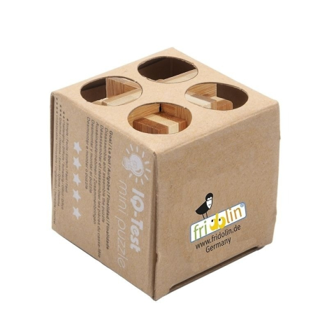 Noutati - Puzzle 3D din bambus Double cross, Fridolin