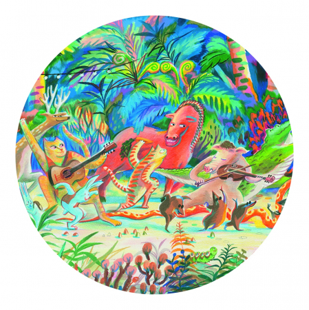 Puzzle galerie Trupa muzicala din padure, Djeco [1]