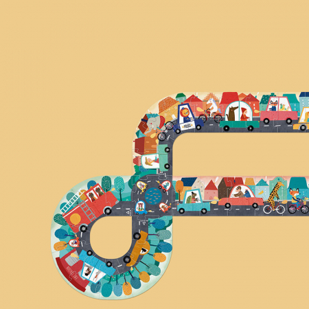 Puzzle gigant Beep Beep! Londji [1]