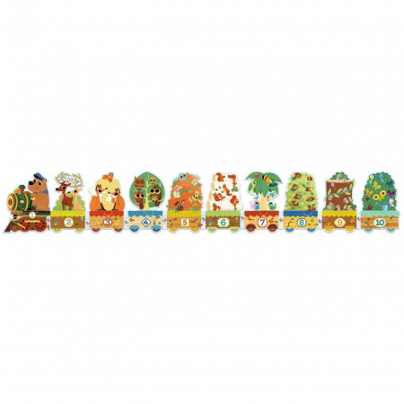 Puzzle Invat sa numar, Djeco [4]