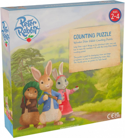 Puzzle Peter Rabbit™ cu numere, Orange Tree Toys [1]