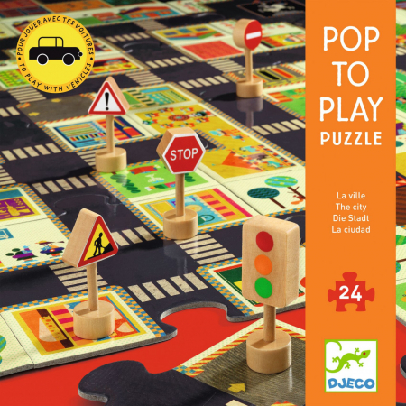 Puzzle Pop to play Orasul, Djeco [1]