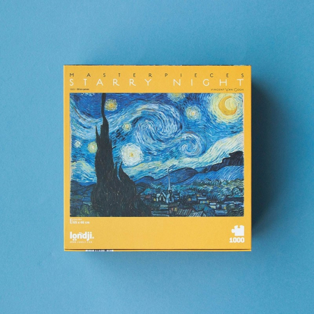 Puzzle1000 piese Van Gogh Noapte instelata, Londji [2]