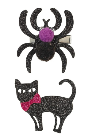 Noutati - Set 2 agrafe de par Spider-Cat, Souza!