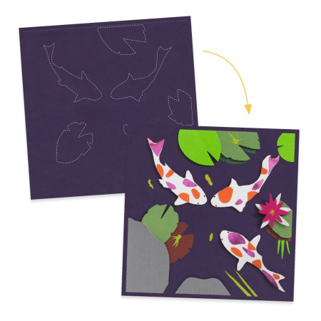 Set creativ 3D din hârtie, Djeco [2]