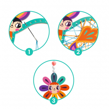 Set creativ de cusut Gradina, Djeco [1]