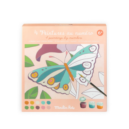 Noutati - Set creativ de pictura dupa numere, Moulin Roty