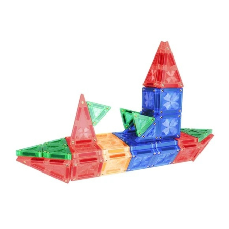 Set de construit cu mini placi magnetice, Cleverclixx [4]