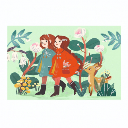 Set de invitatii Prietenii din gradina, Djeco [3]