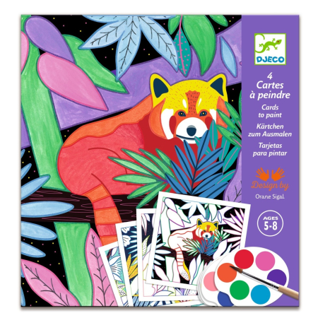 Noutati - Set de pictura pentru copii Animale, Djeco