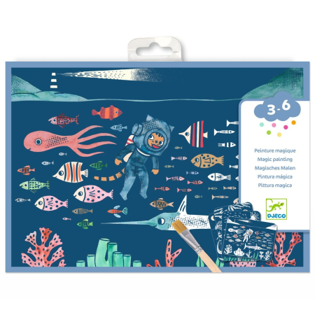 Jucarii - Set pictura cu apa In ocean, Djeco