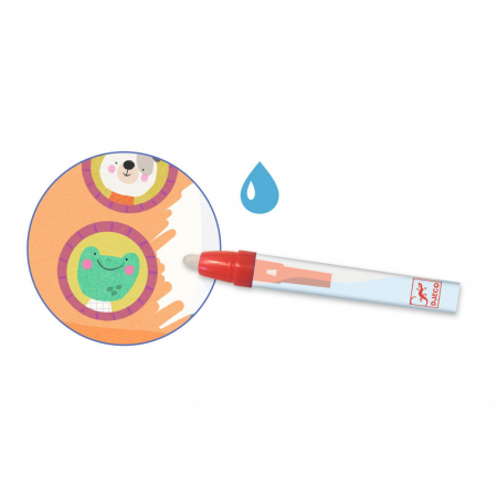 Set pictura cu apa Vehicule, Djeco [2]