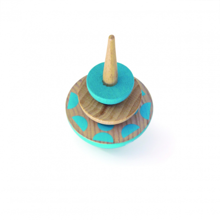 Titirez din lemn Geom albastru, Svoora [1]