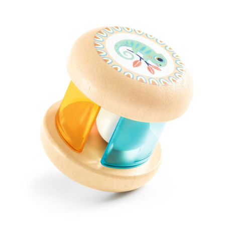 Senzoriale si doudou - Zornaitoare din lemn BabyMix, Djeco