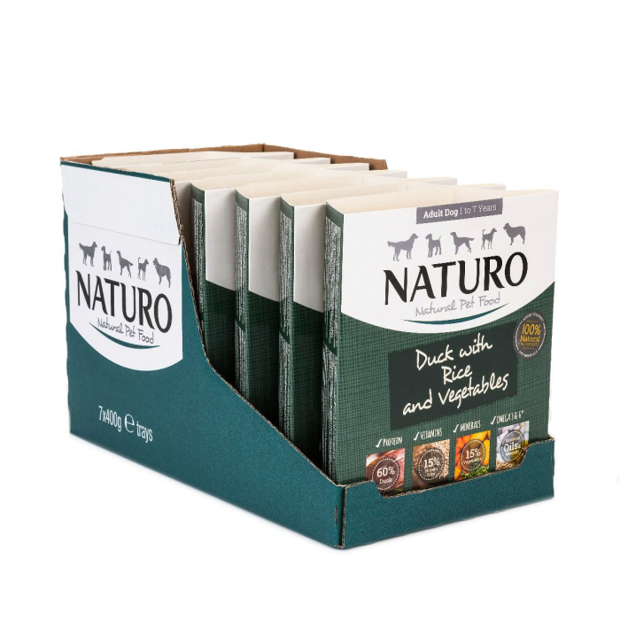 Naturo Adult Dog Rata cu Orez si Vegetale [2]