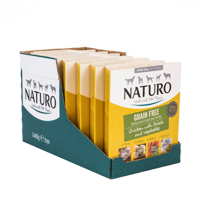 Naturo Adult Dog Grain Free Chicken & Potato with Vegetables [2]