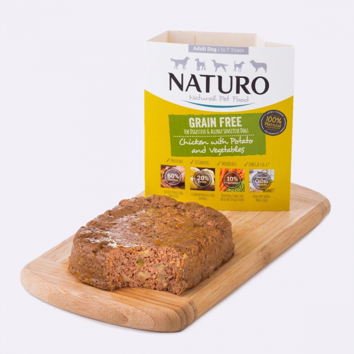 Naturo Adult Dog Grain Free Chicken & Potato with Vegetables [3]