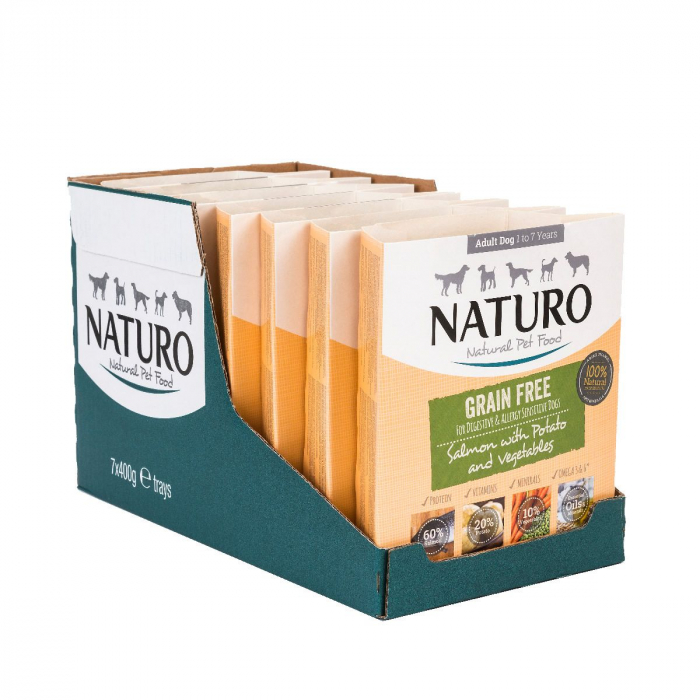 Naturo Adult Dog Grain Free Salmon & Potato with Vegetables [2]