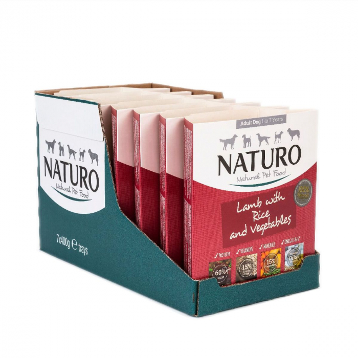 Naturo Adult Dog Lamb with Rice and Vegetables [2]