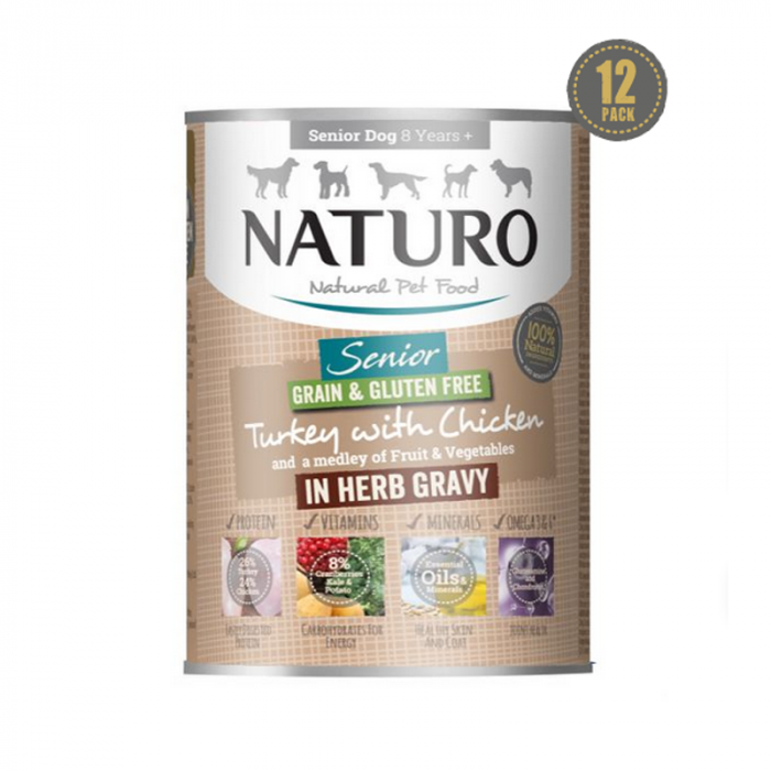 Naturo Adult Dog Grain & Gluten Free Turkey with Chicken in a Herb Jelly [2]