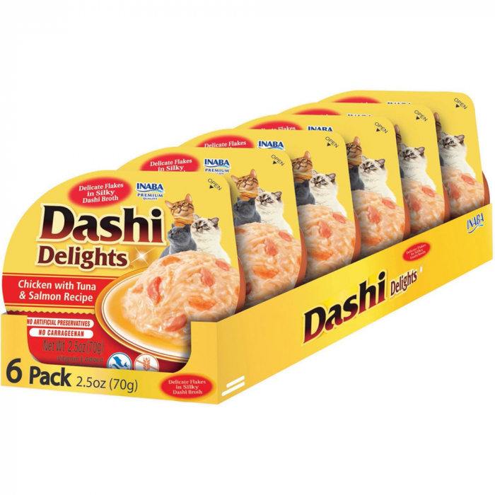 Inaba Dashi Delights Chicken with Tuna & Salmon Recipe [6]