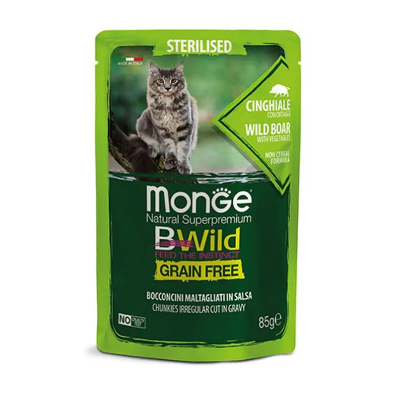 Monge Bwild Sterilised Cat with Wild Boar [2]