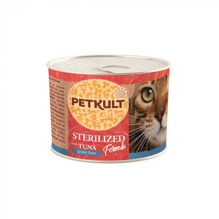 Conserva Petkult Cat Sterilised cu Ton [1]