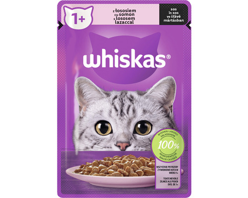 Whiskas Adult cu Somon in sos [1]