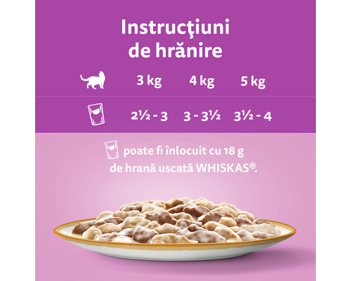 Whiskas Adult Tasty Mix cu miel și curcan în sos [5]