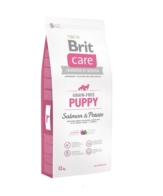 Hrana uscata pentru caini, Brit Care, Grain-free Puppy Somon si Cartofi, 12kg [1]