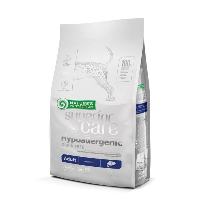 Hrana uscata caini, Nature's Protection Superior Care Hypoallergenic Grain Free Adult All Breeds, 1.5Kg [2]